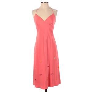 Fairycore 3D Flower Petal Laundry by Shelli Segal Designer Pink Dress Sz 2